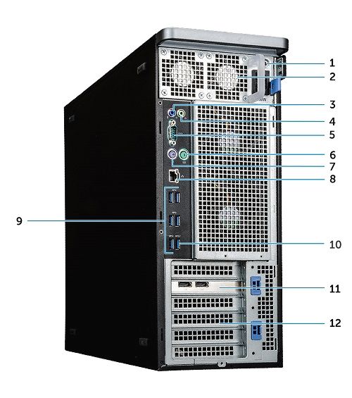 Máy Trạm Dell Precision 7820 Tower 42pt78d021