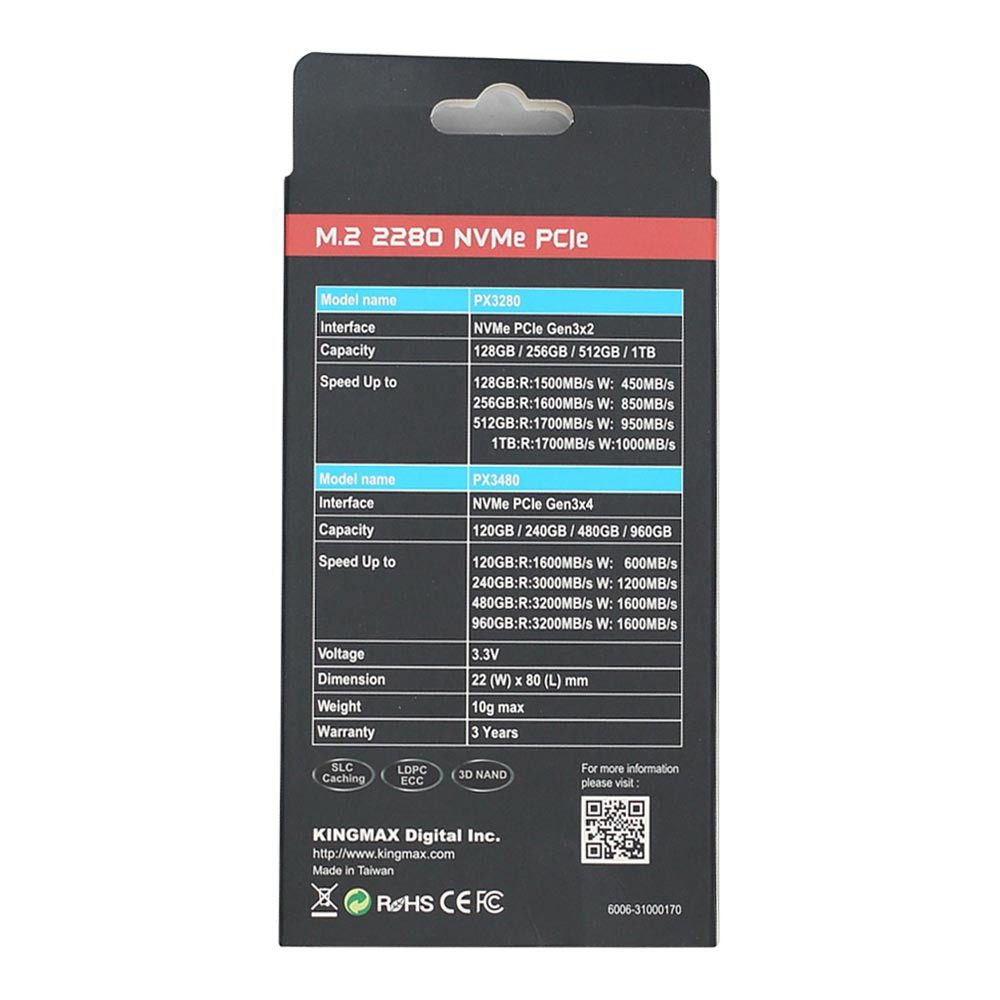 SSD Kingmax Zeus 256GB PX3280