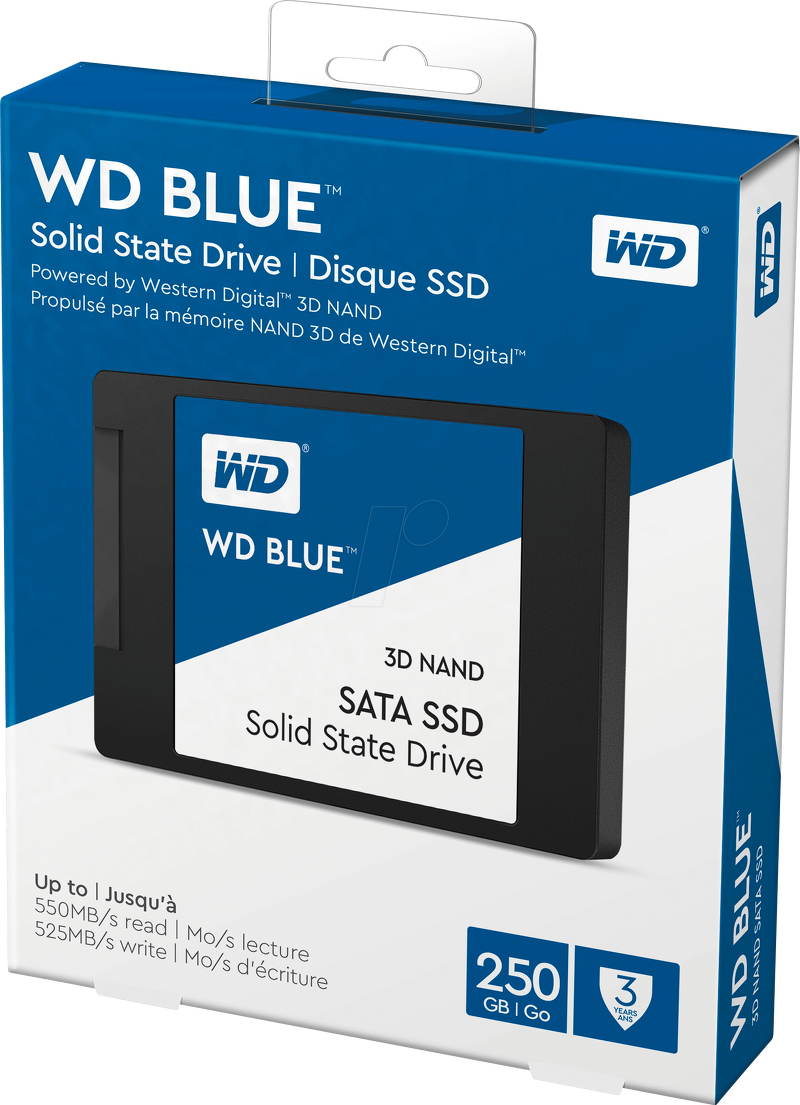 Ổ cứng SSD Western 250GB Blue Sata