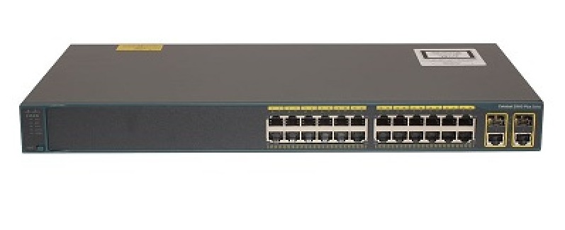 Thiết bị chia mạng Cisco WS-C2960+24PC-S (combo)