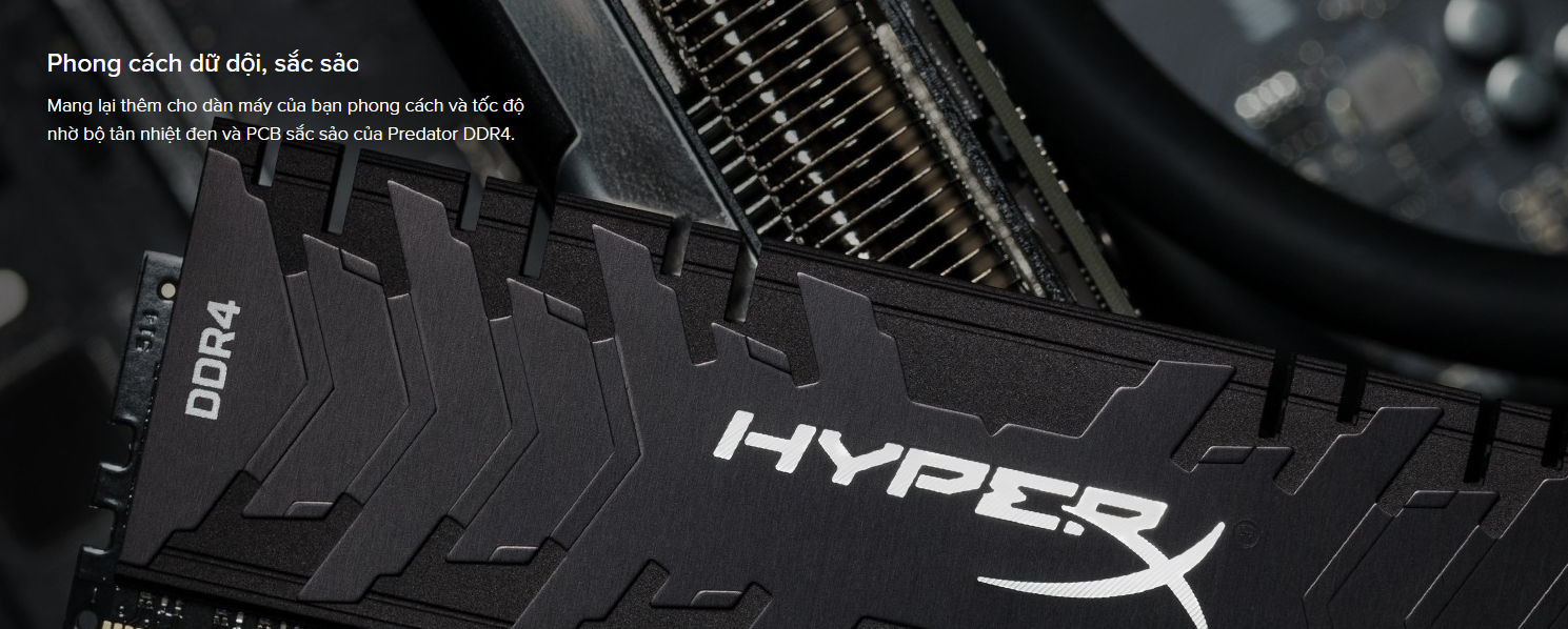 RAM Desktop Kingston HyperX Predator RGB32GB(2x16) DDR4 Bus 3200Mhz(HX432C16PB3AK2/32)