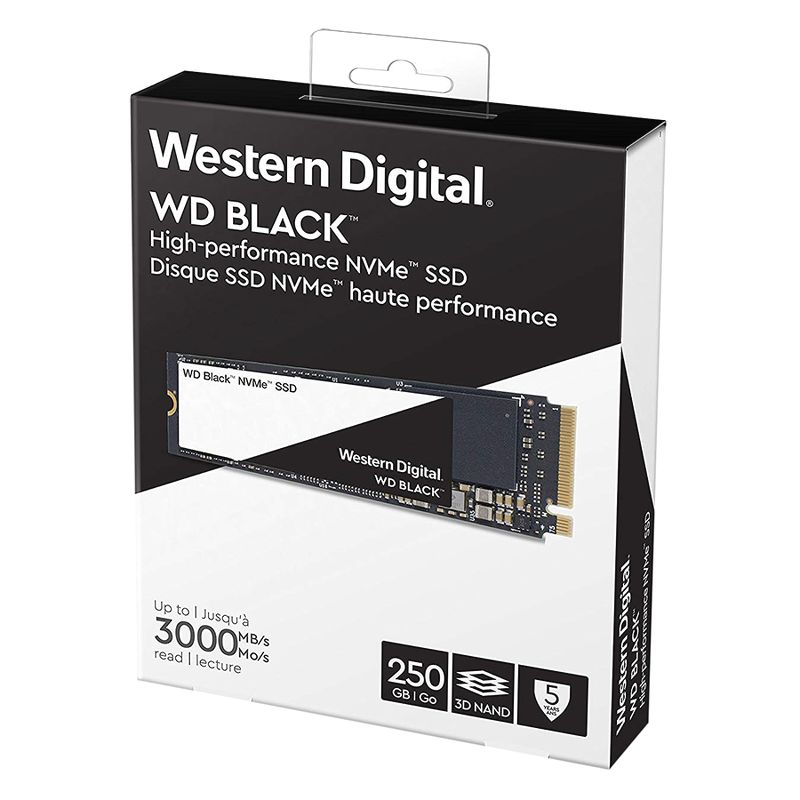 Ổ cứng SSD Western Digital Black 250GB M.2 2280 NVMe - WDS250G2X0C