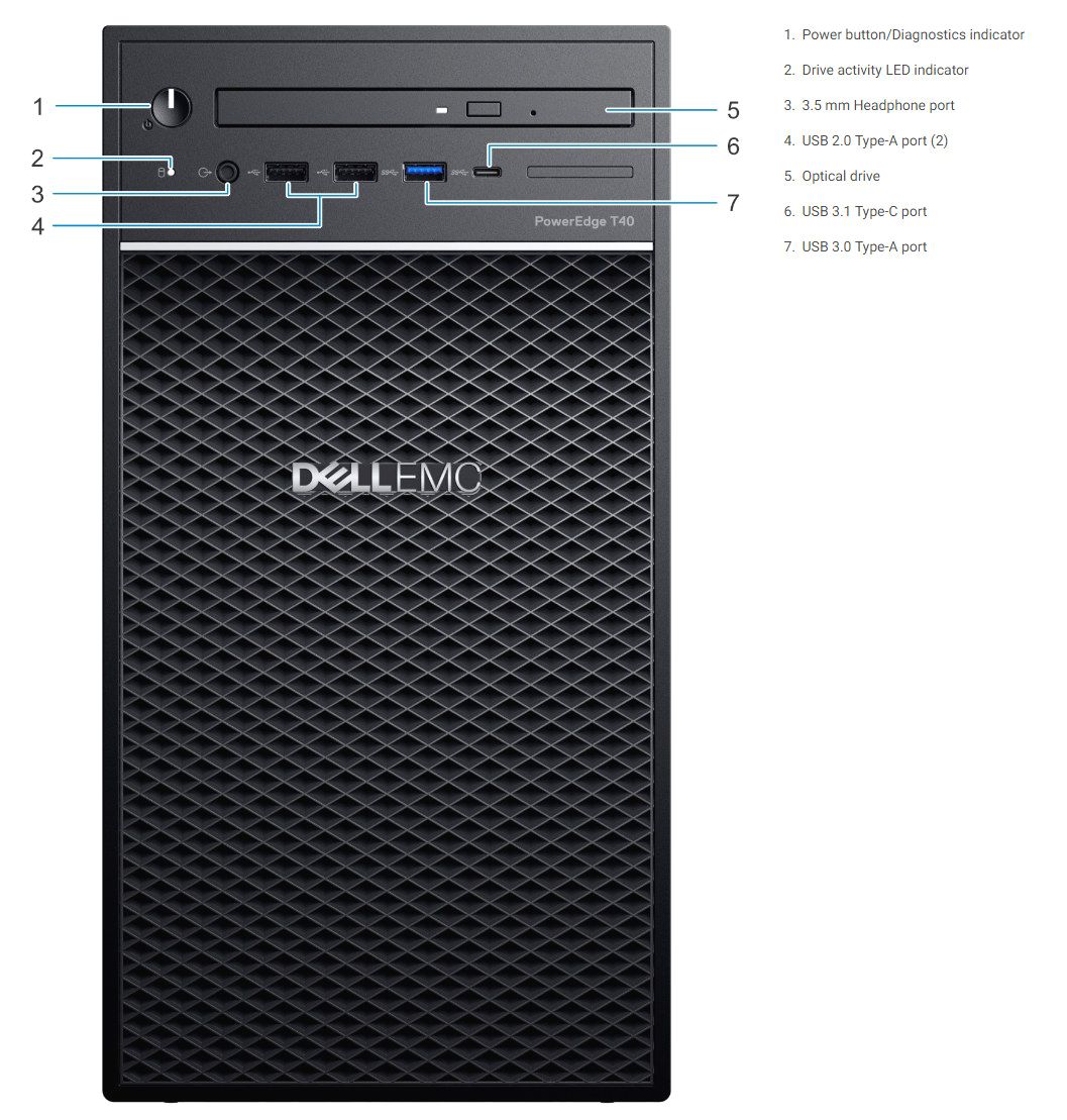 Máy chủ dell emc poweredge t40