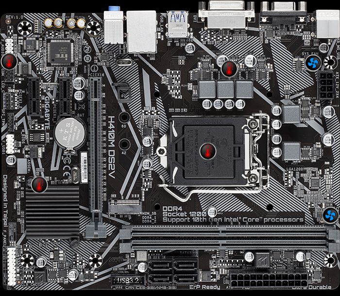 Mainboard Gigabyte H410M - DS2V