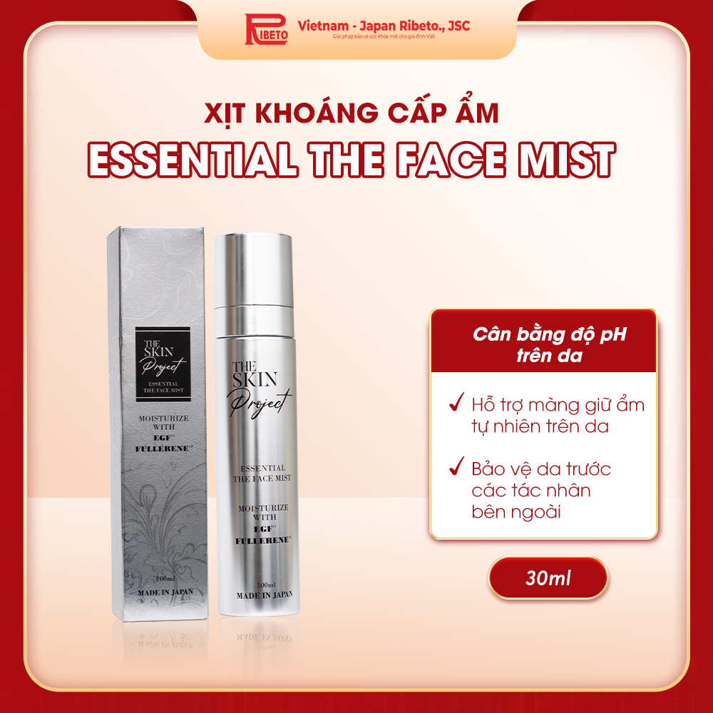 Xịt khoáng cấp ẩm ESSENTIAL THE FACE MIST 100ml