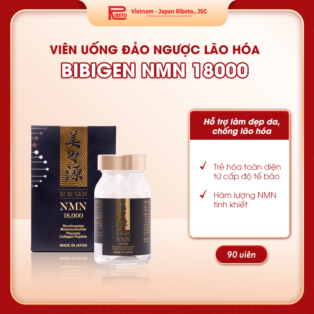 TPCN BIBIGEN NMN 18000 - Viên uống ngăn ngừa lão hóa