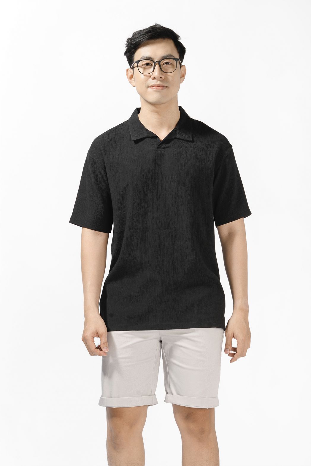 ÁO POLO TRƠN VẢI GÂN