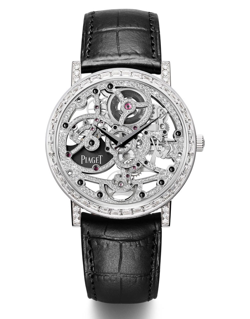 đồng hồ Piaget Altiplano Gem-set Skeleton VẼ ĐẸP CỦA CƠ CẤU CHUYỂN ĐỘNG SIÊU MỎNG