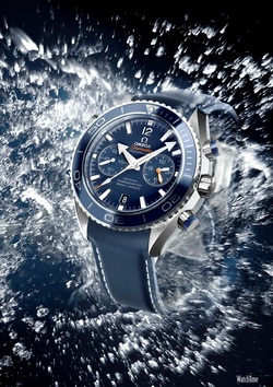 Đồng hồ Omega Seamaster Planet Ocean Thám hiểm đại dương xanh
