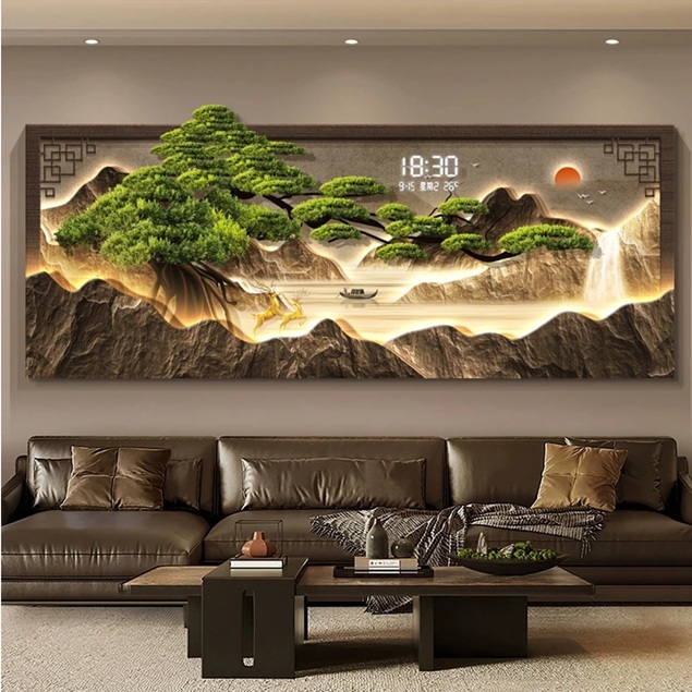 Đồng hồ treo tường tranh nghệ thuật