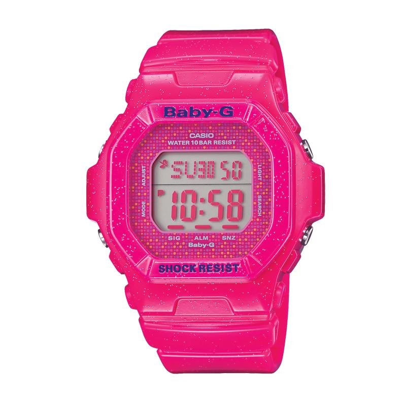 Đồng hồ đeo tay nữ  hồng Casio Baby-G BG-5600GL-4