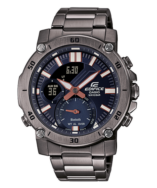 Đồng hồ đeo tay nam pin dây inox Casio Edifice ECB-20DC-1A