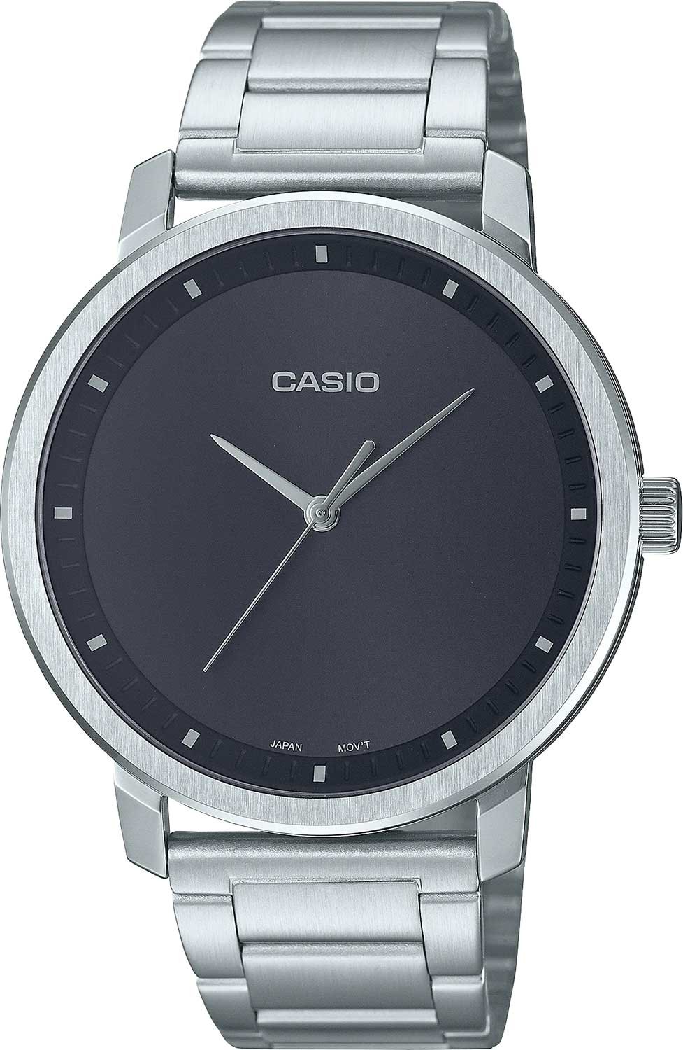 Đồng hồ đeo tay nam pin dây inox Casio MTP-B115D-1E