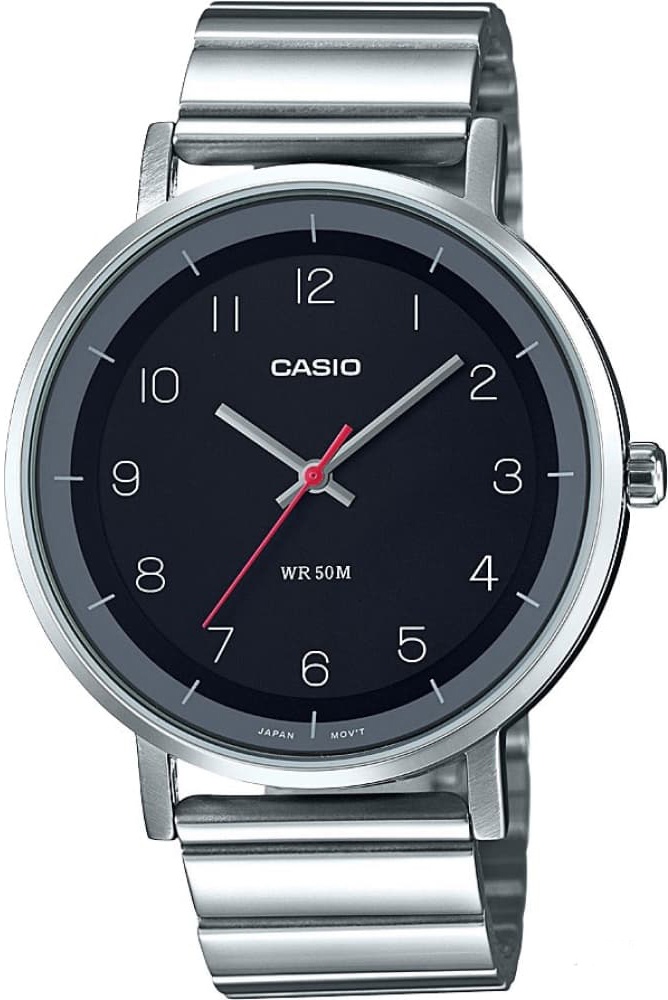 Đồng hồ đeo tay nam pin dây inox Casio MTP-E139D-1B