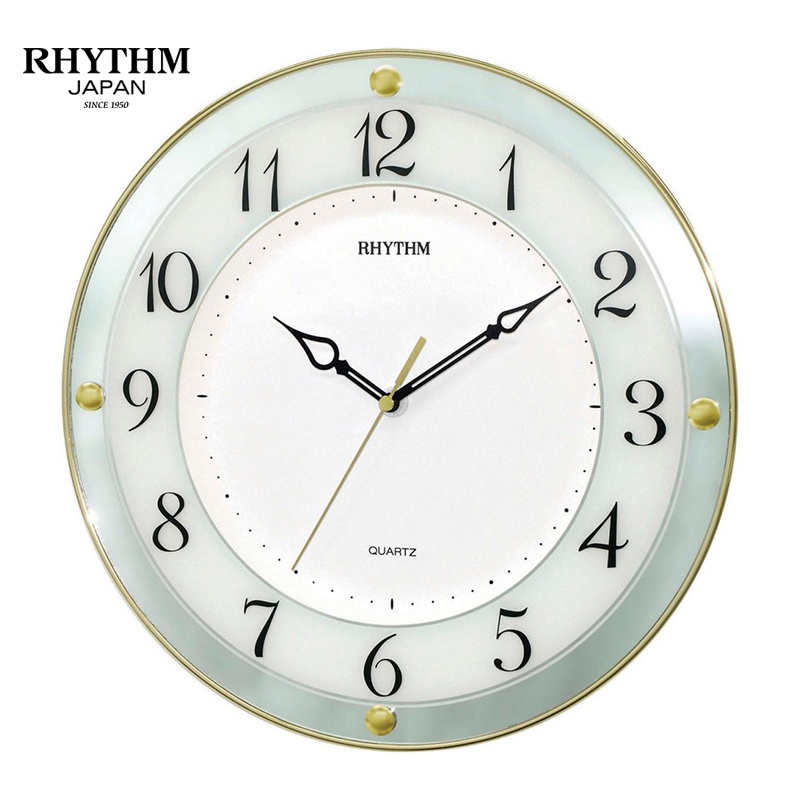 Đồng hồ Rhythm CMG876NR18 tròn mo - siêu mỏng