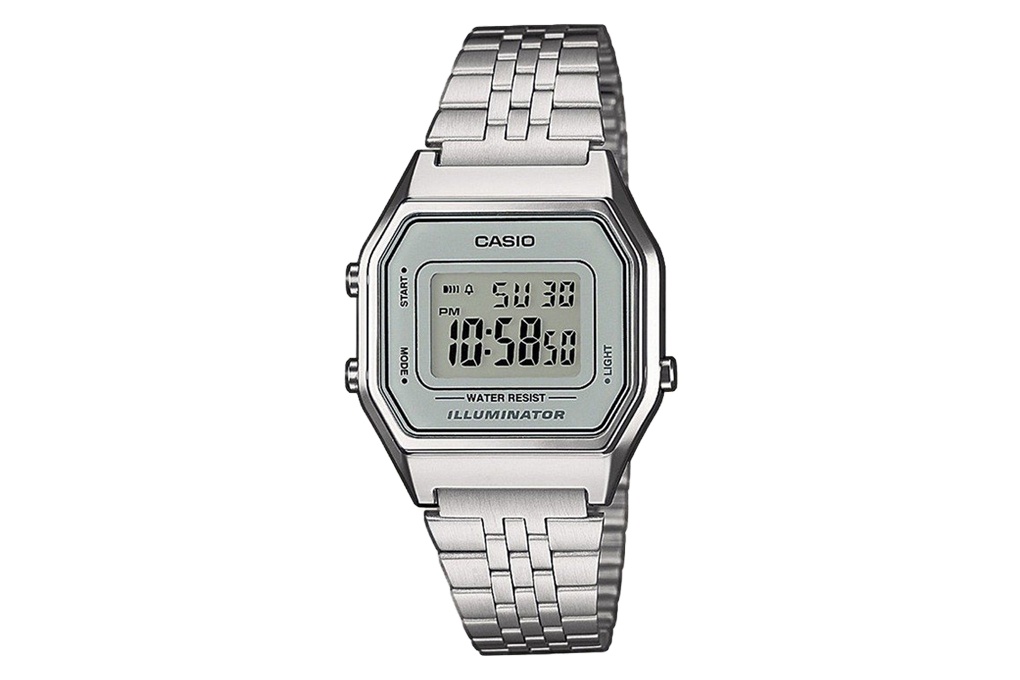 Đồng hồ đeo tay Unisex , Pin, Dây Inox Casio LA680WA-7DF