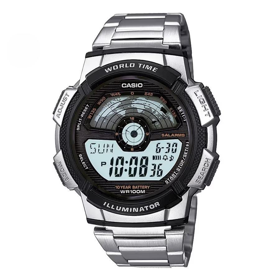 Đồng hồ đeo tay Nam, Pin, Dây Inox CASIO AE-1100WD-1A