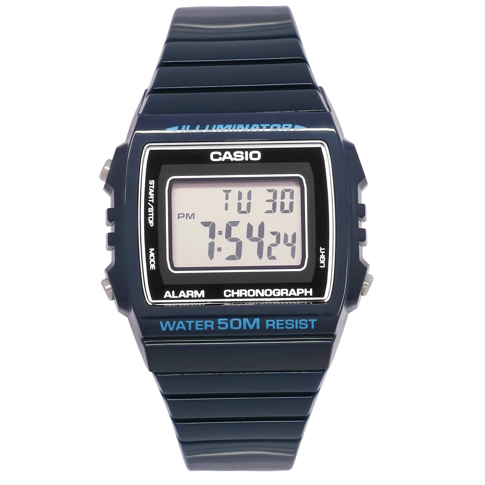 Đồng hồ đeo tay Nam, Pin, Dây Nhựa Casio W-215H-2A