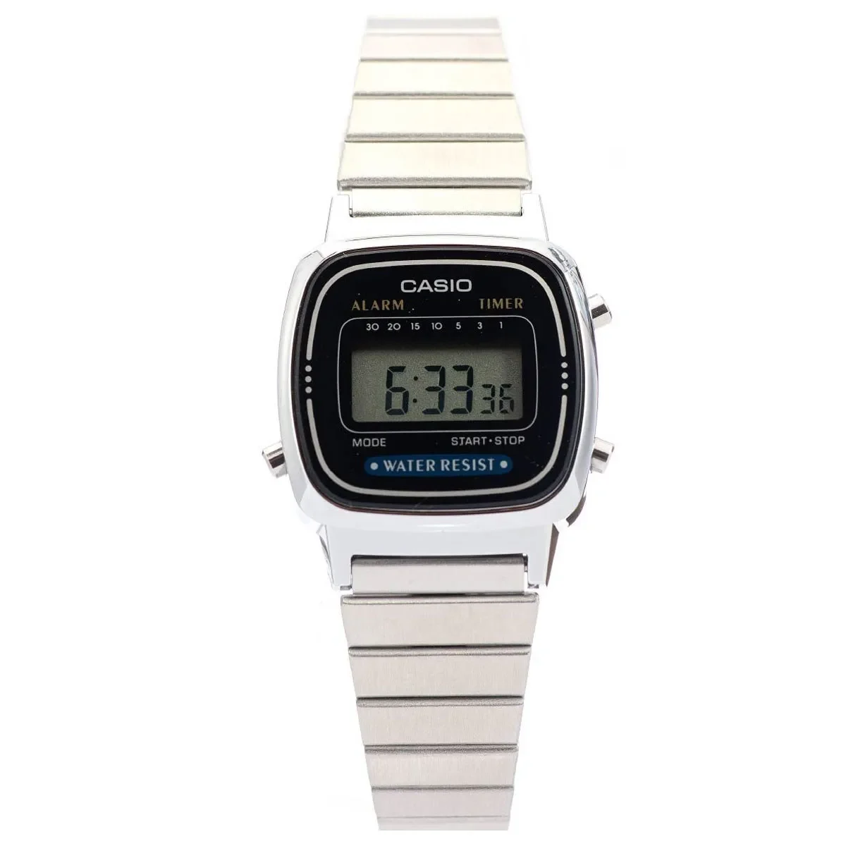 Đồng hồ đeo tay Nữ, Pin, Dây Inox Casio LA-670WA-1D