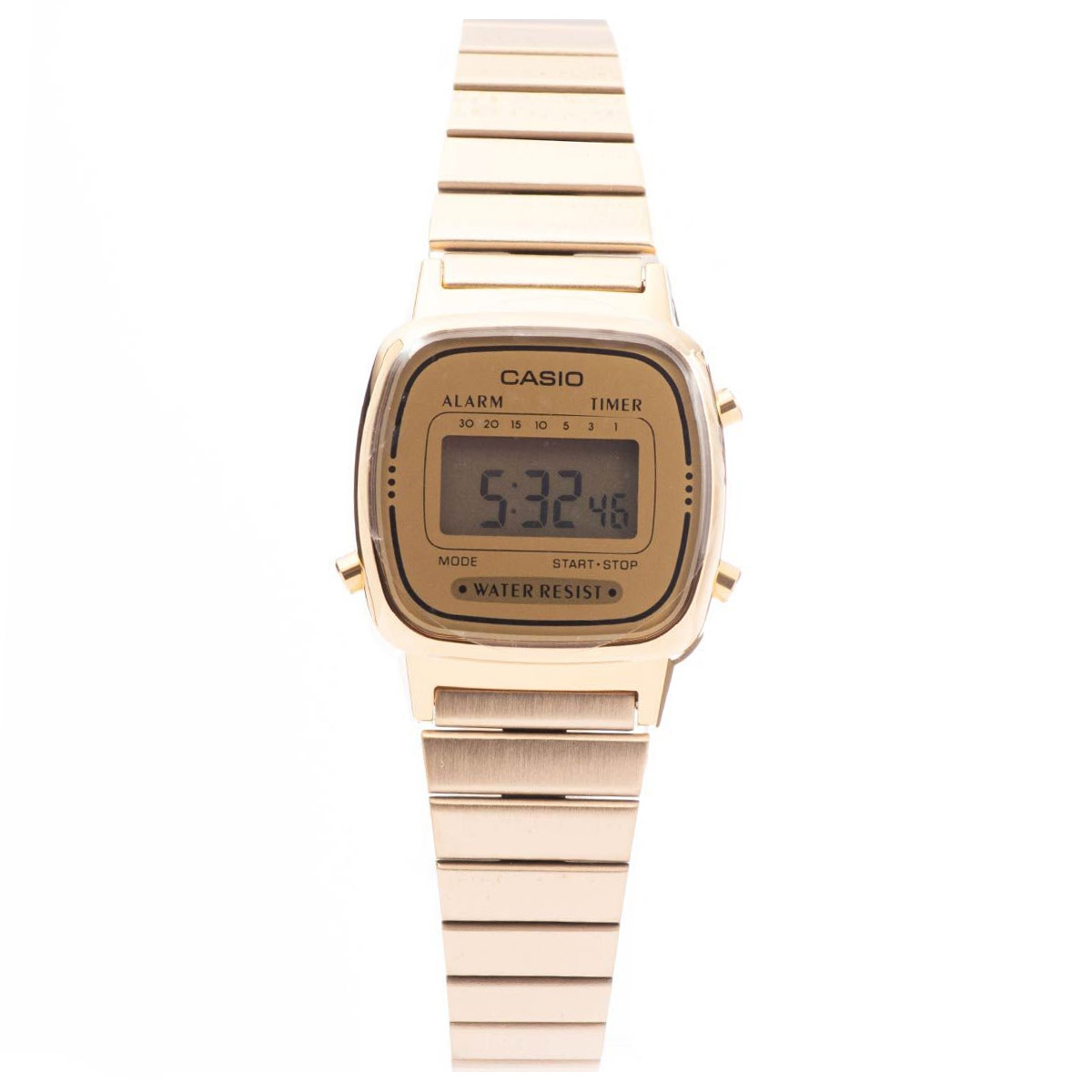 Đồng hồ đeo tay Nữ, Pin, Dây Inox Casio LA-670WGA-9D