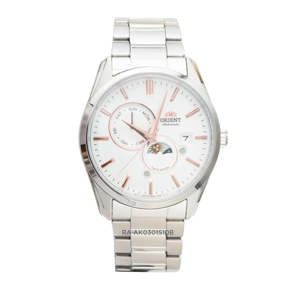 Đồng Hồ Orient Sun & Moon Nam RA-AK0301S00C Giá Tốt