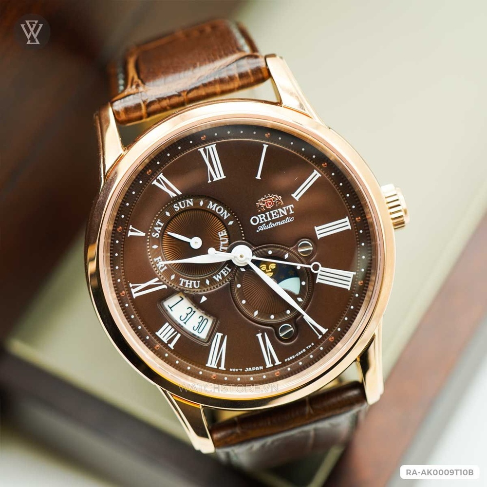 Đồng Hồ Orient Sun & Moon Nam RA-AK0009T00C Giá Tốt
