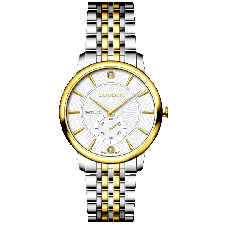 đồng hồ nữ Caridar CLASSIC SUB DIAL LADY CAR739L-DMVT