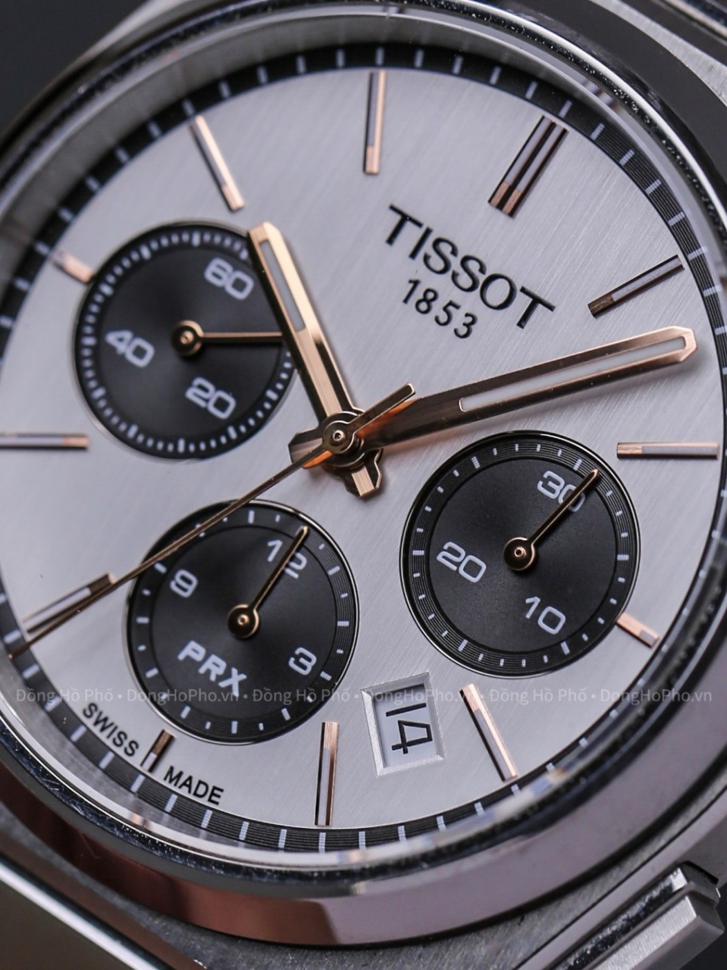 Đồng Hồ Nam Tissot PRX Automatic Chronograph Silver T137.427.11.011.00 (lướt)