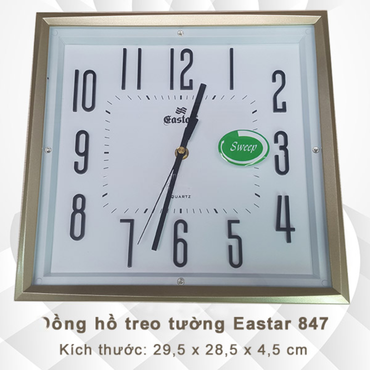 đồng hồ treo tường Eastar 847YG