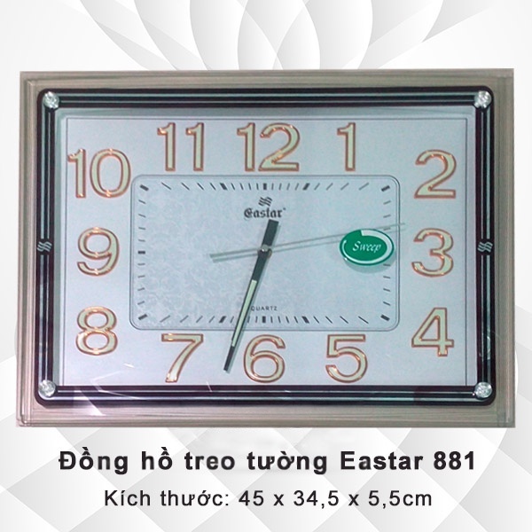 đồng hồ treo tường easter Eastar 881