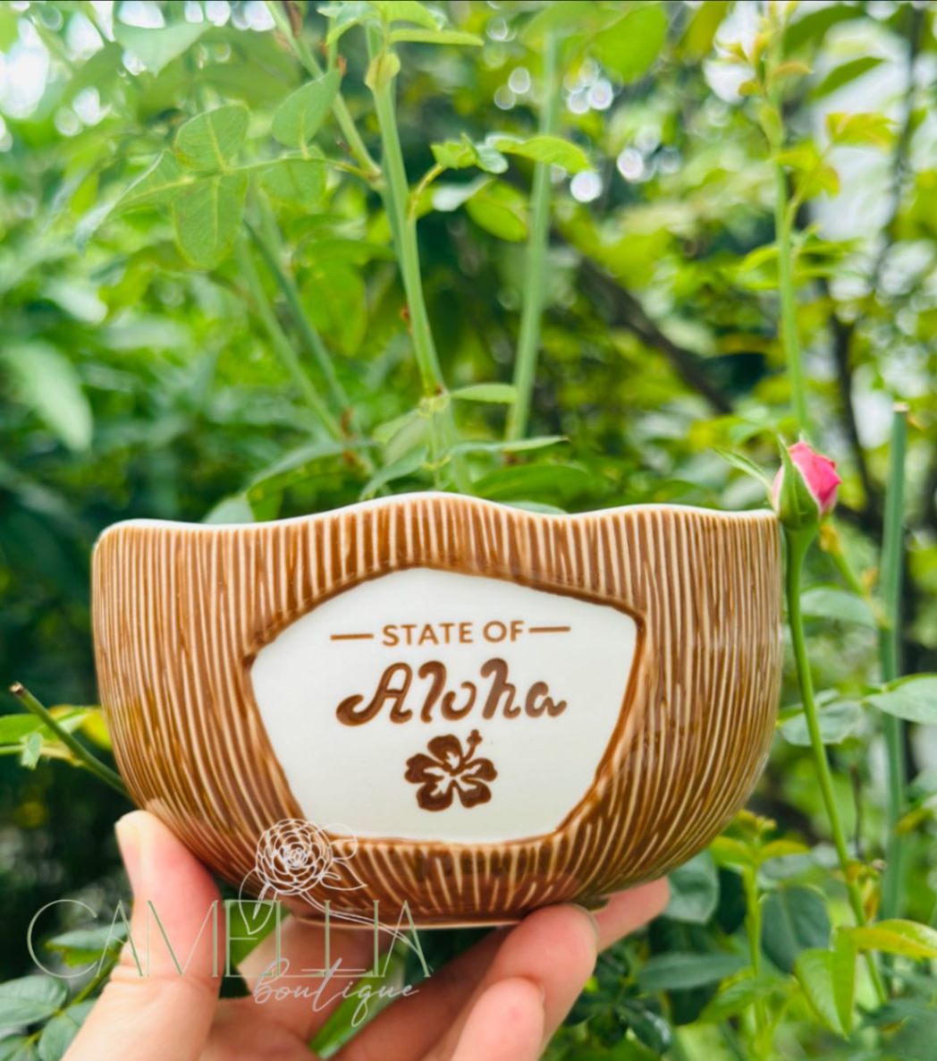 Chén sứ Starbucks Korea 2025 Aloha Coconut set 355ml