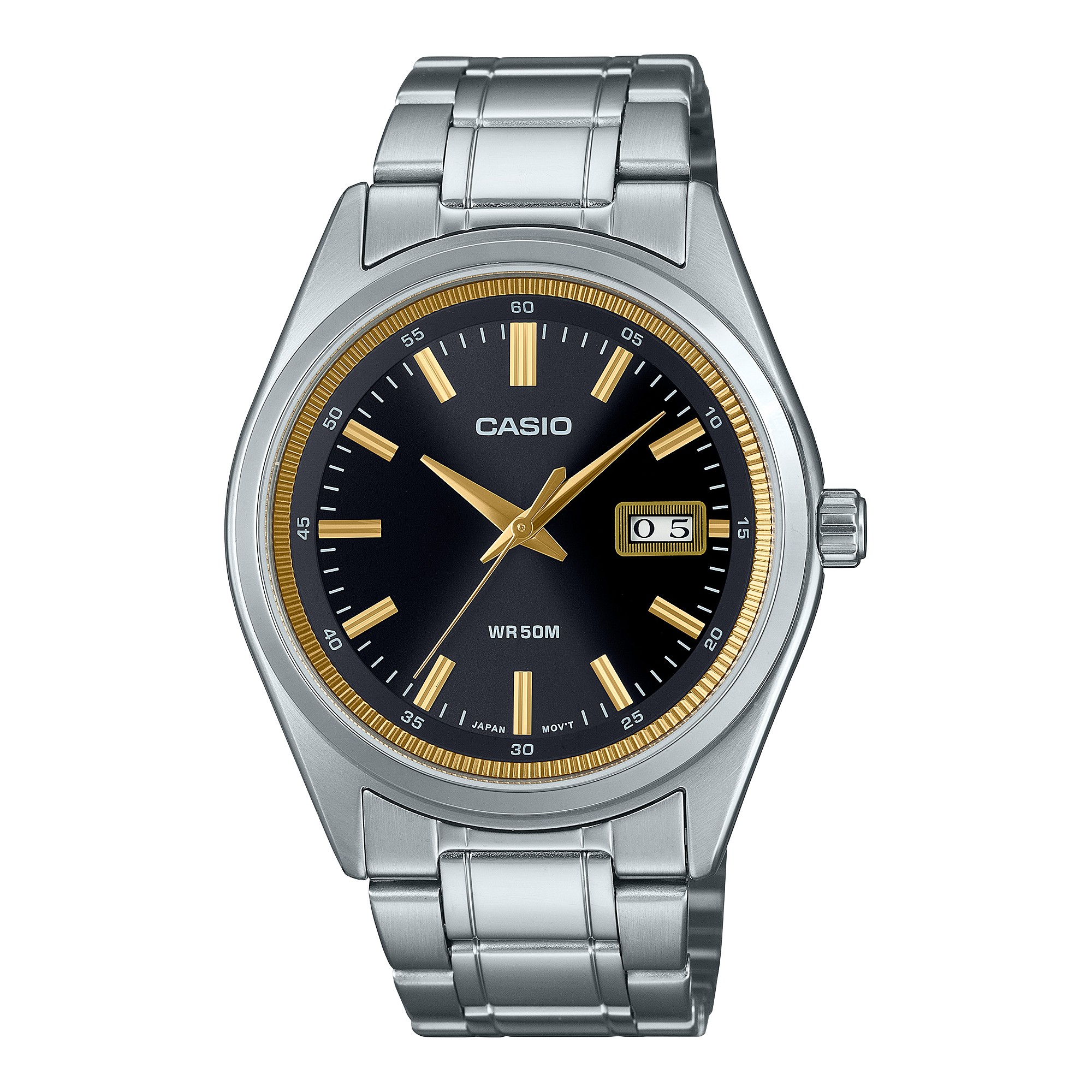 Đồng hồ Casio MTP-B180D-1A2VDF: Thiết kế Tối giản, Thanh lịch, Chống nước 50m, và Bền bỉ với Thép không Gỉ.