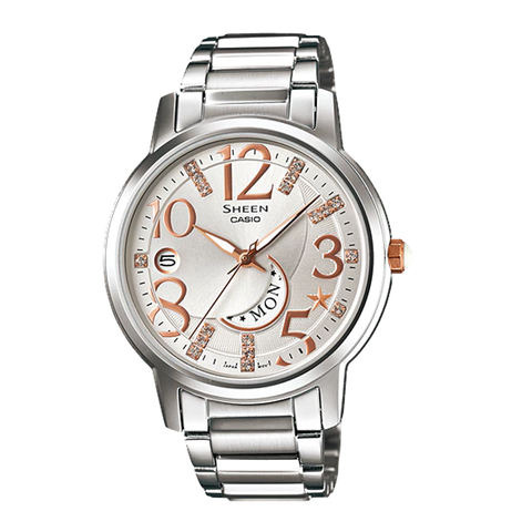 Đồng Hồ Casio Sheen SHE-4028D-7ADR: Thanh Lịch, Sang Trọng, Độ Bền Vượt Trội.