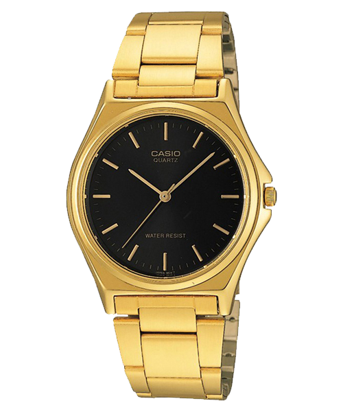 Đồng Hồ Casio MTP-1130N-1AVDF: Dây Kim Loại Vàng Sang Trọng, Thiết Kế Mỏng, Chống Nước 3ATM.