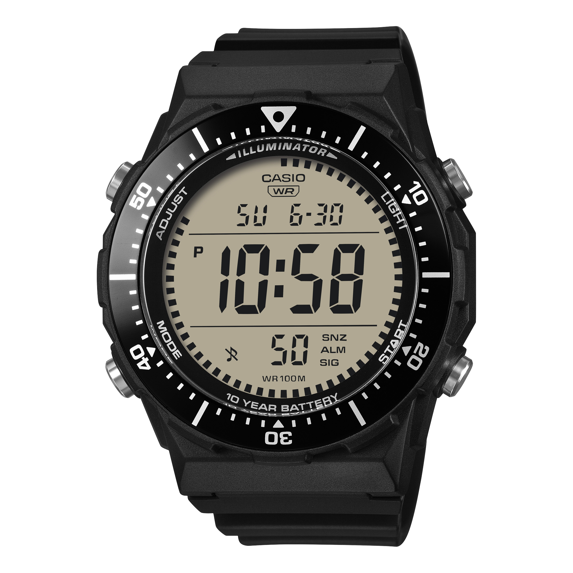 Đồng hồ Casio Nam Điện Tử Mặt Lớn 47mm, Pin 10 Năm – AE-1700H-1AVDF Chính Hãng