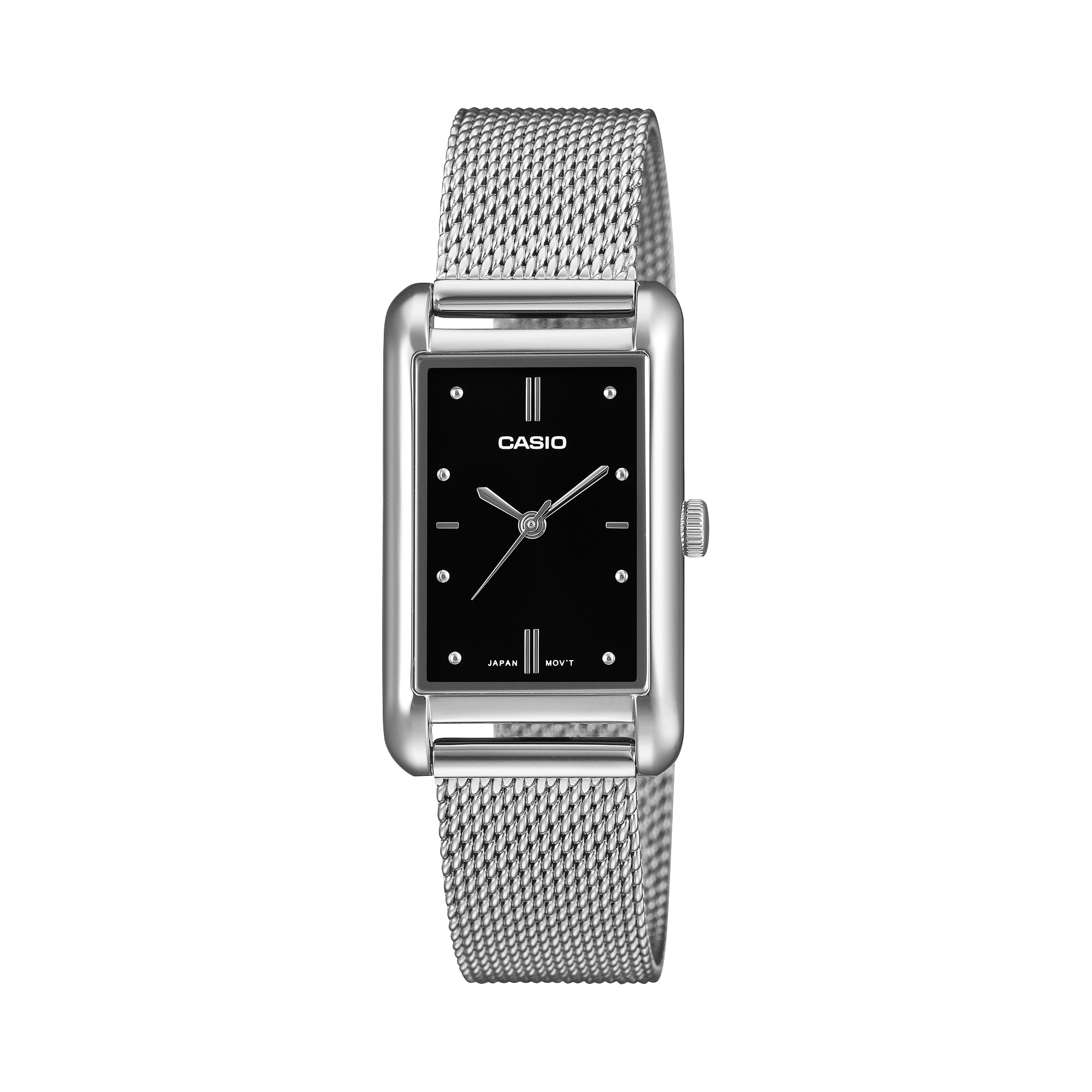 Đồng hồ Casio Nữ Mặt Chữ Nhật Thép Không Gỉ – LTP-B171M-1ADF Chính Hãng
