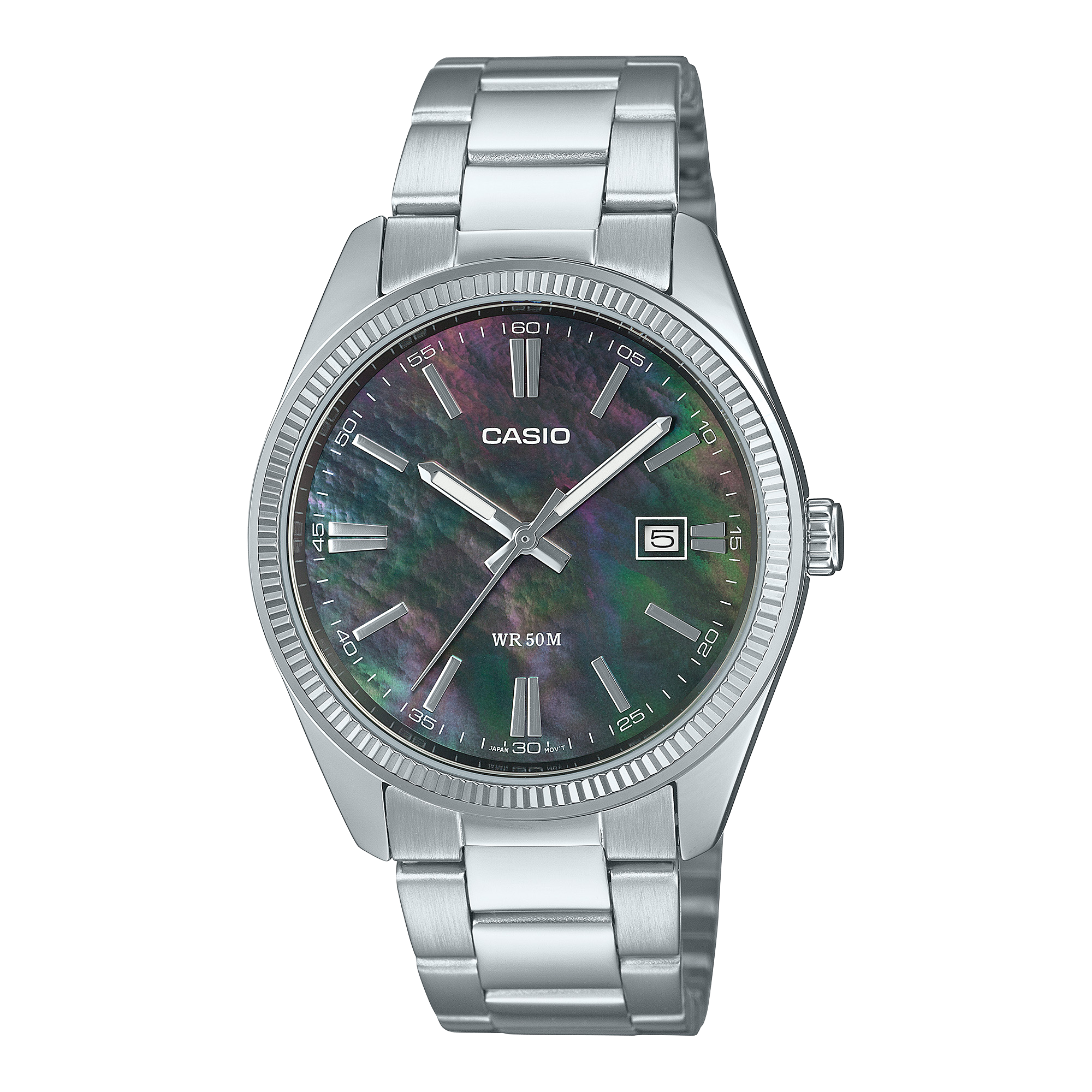 Đồng hồ Casio Nam Thép Phủ Ion, Chống Nước 50m – MTP-1302DS-1AVDF Chính Hãng