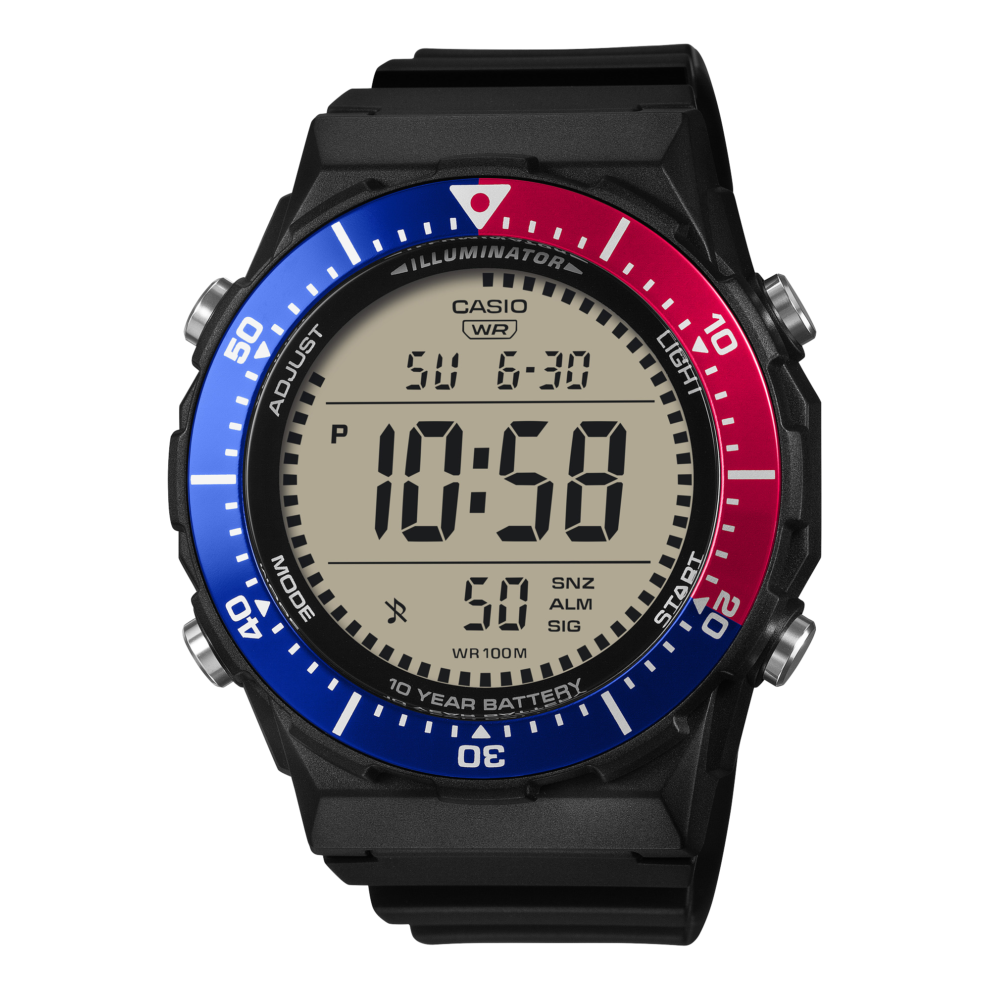 Đồng hồ Casio Nam Điện Tử Mặt Lớn 47mm Vỏ Nhôm – AE-1700H-1A2VDF Chính Hãng