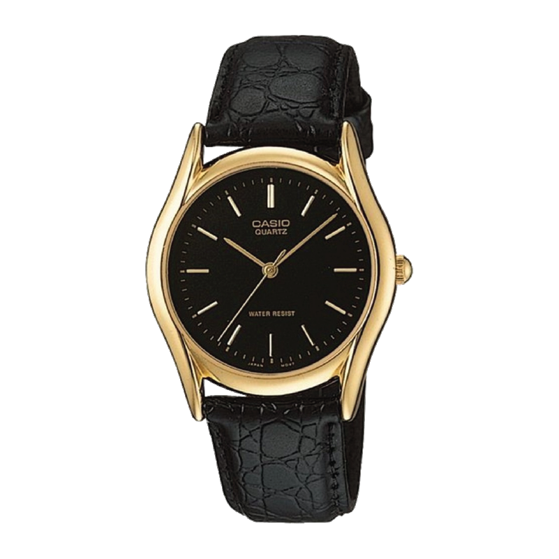 Đồng hồ Casio Nữ LTP-1094Q-1ARDF Dây Da Đen Mặt Tối Giản - Chính Hãng tại Thủ Đức