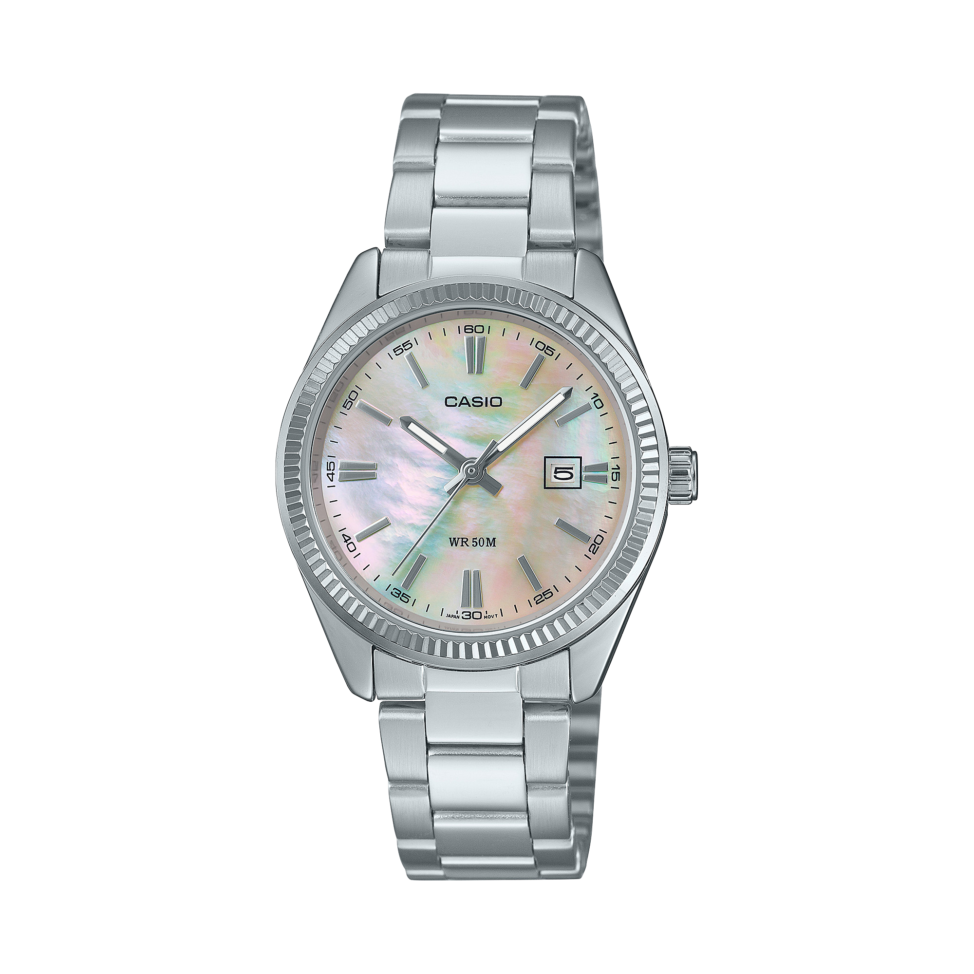 Đồng hồ Casio Nữ LTP-1302DS-4AVDF Dây Inox Mặt Tròn Sang Nhã - Chính Hãng tại Thủ Đức