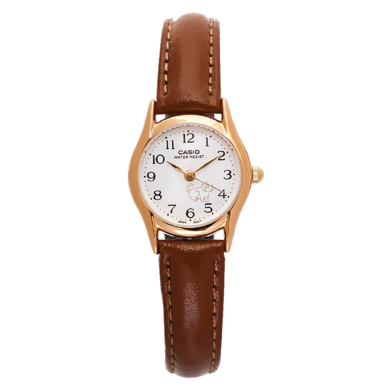 Đồng hồ Casio Nữ LTP-1094Q-7B7RDF Dây Da Mặt Tròn Tối Giản - Chính Hãng, Bảo Hành tại Thủ Đức