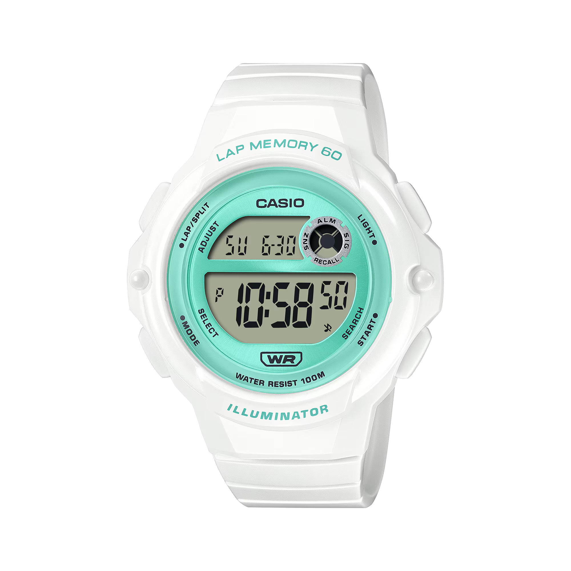 Đồng hồ Casio Nữ LWS-1200H-7A3VDF Kim & Số Kết Hợp Dây Nhựa Nhẹ - Chính Hãng, Bảo Hành tại Thủ Đức