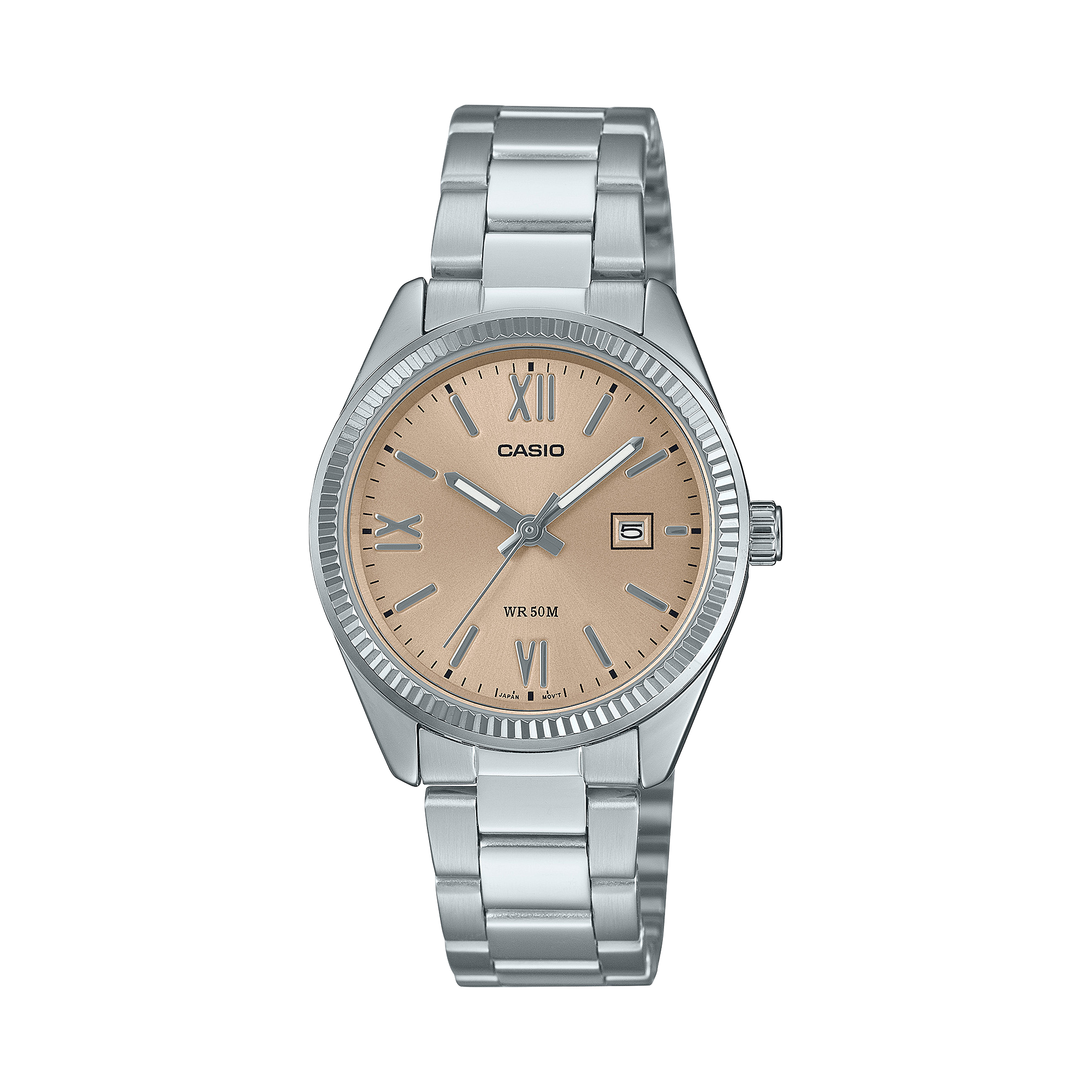 Đồng hồ Casio Nữ LTP-1302DD-4A2VDF Dây Inox Mặt Tròn Sang Nhã - Chính Hãng, Bảo Hành tại Thủ Đức
