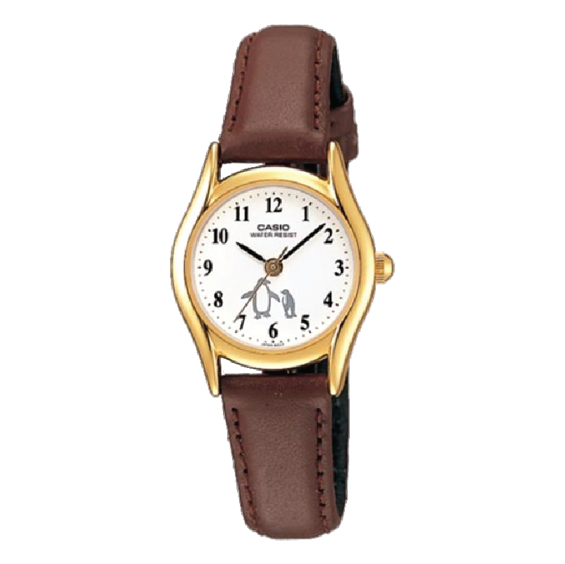 Đồng hồ Casio Nữ LTP-1094Q-7B6RDF Dây Da Mặt Tròn Tối Giản - Chính Hãng phân phối bởi Chí Thủ Đức
