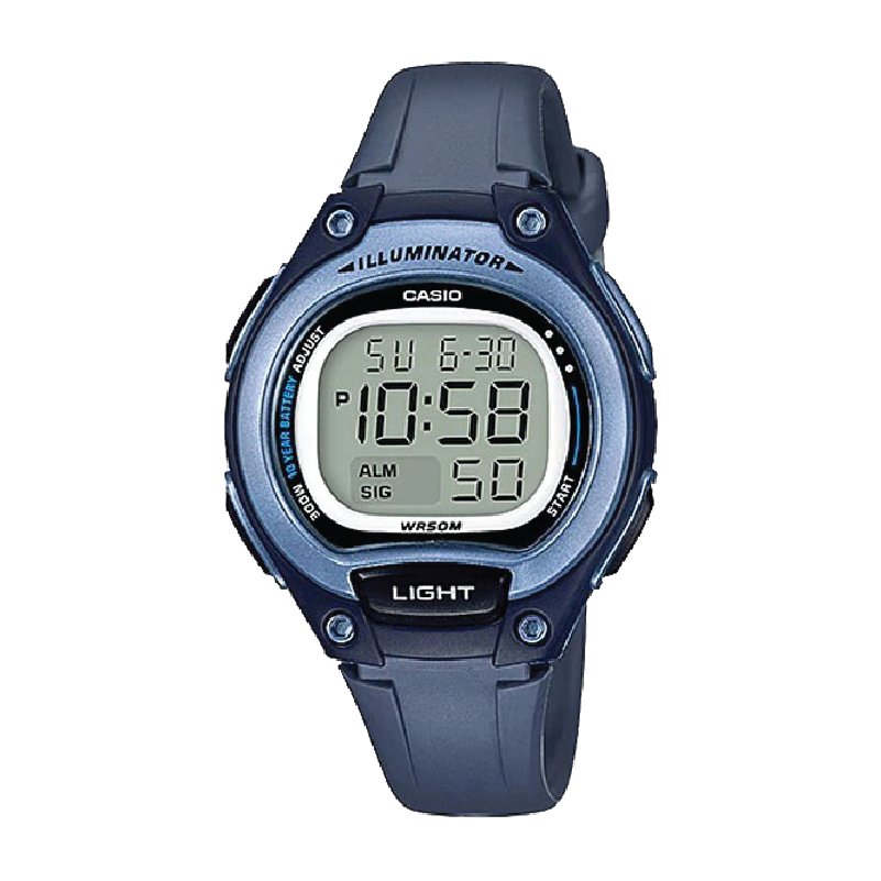 Đồng hồ Casio Trẻ Em LW-203-2AVDF Điện Tử Nhỏ Gọn Mặt Số Dễ Đọc - Chính Hãng tại Chợ Thủ Đức
