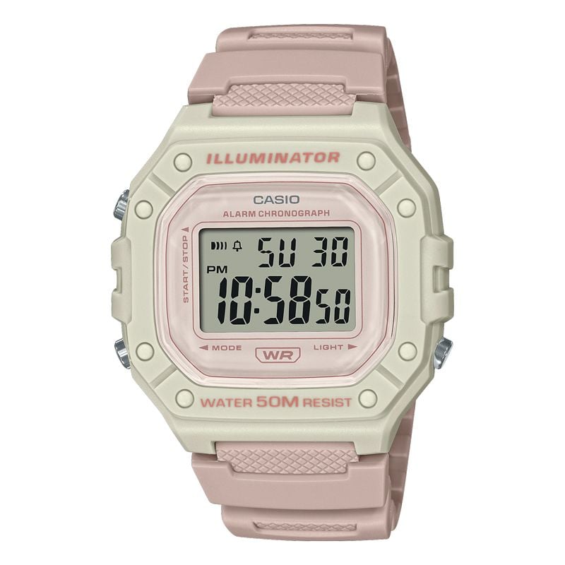 Đồng hồ Casio Nam W-218HC-4A2VDF Điện Tử Dây Nhựa Mỏng Nhẹ Trẻ Trung - Chính Hãng tại Chợ Thủ Đức