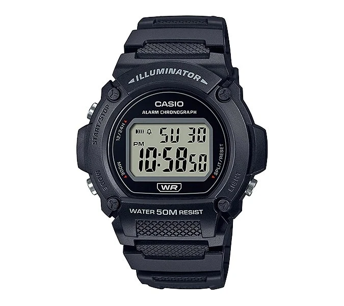 Đồng hồ Casio Nam W-219H-1AVDF Điện Tử Dây Nhựa Mỏng Nhẹ Đèn Nền - Chính Hãng tại Thủ Đức