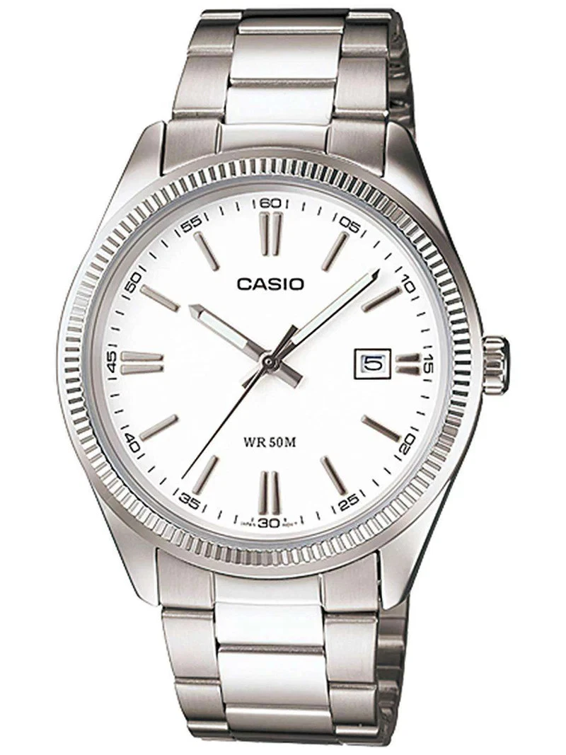 Đồng hồ Casio Nam MTP-1302D-7A1VDF Dây Inox Mặt Tròn Lịch Ngày - Chính Hãng tại Thủ Đức