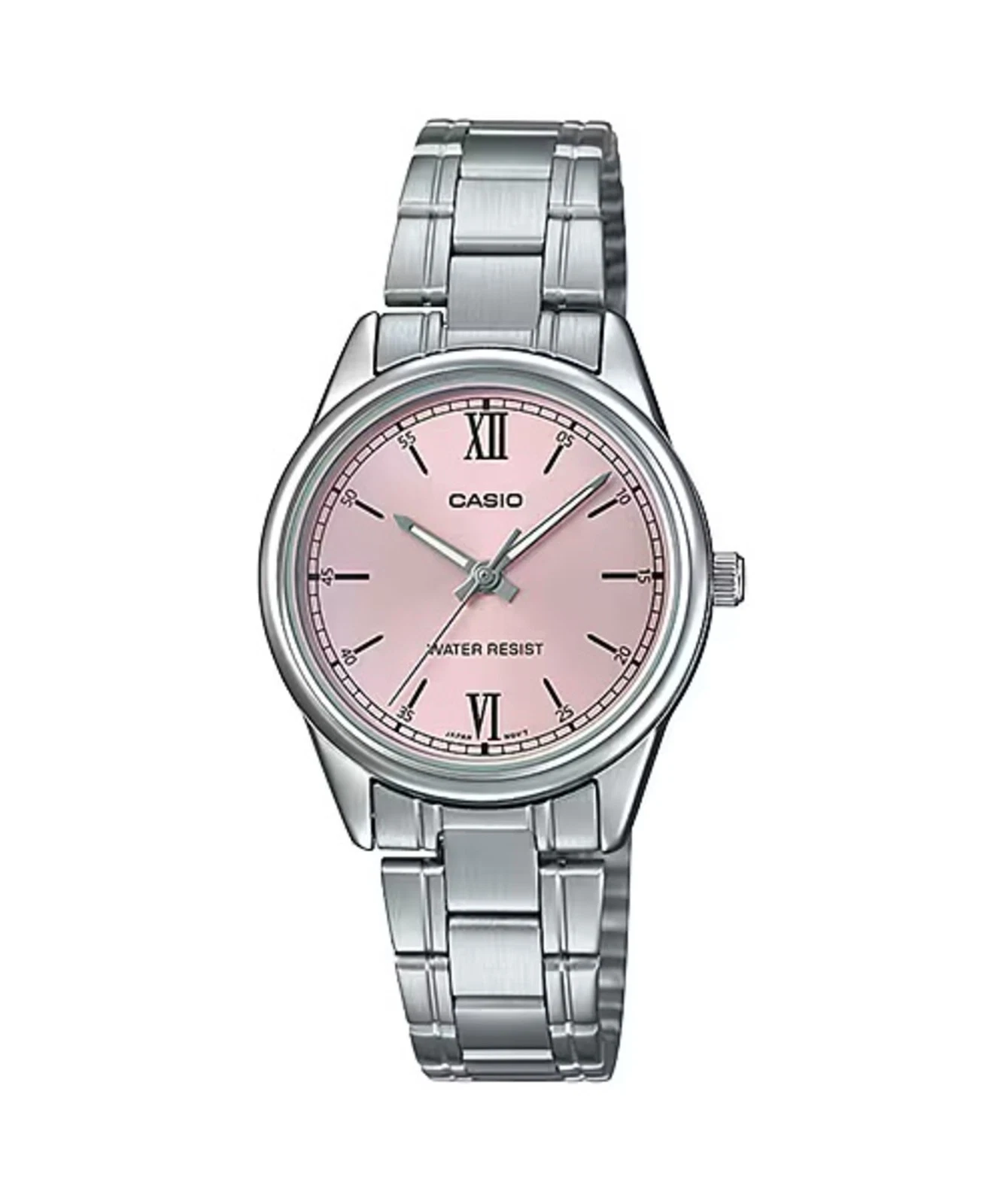 Đồng hồ Casio Nữ Mặt Hồng 34mm Dây Kim Loại – LTP-V005D-4B2UDF Chính Hãng