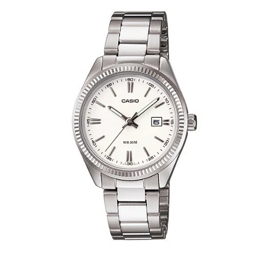 Đồng hồ Casio Nữ LTP-1302D-7A1VDF Dây Inox Mặt Tròn Thanh Lịch - Chính Hãng tại Thủ Đức